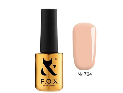 Гель-лак F.O.X gel-polish gold French 724 телесно-розовый 7 мл