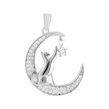 Серебряная подвеска с фианитами (2109723)