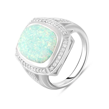 Серебряное кольцо с опалом 4.292ct, вес изделия 7,54 гр (2106838)