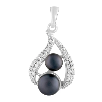 Серебряная подвеска с жемчугом 3.788ct (2123569)