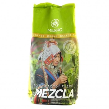 Кава в зернах Milaro Mezcla Torrefacto Fuerte 1 кг