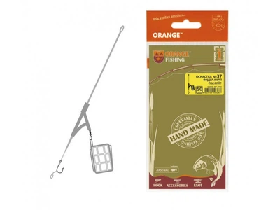 Оснастка карповая ORANGE #37 Big Cage Feeder Leadcore, 60 гр., в уп. 1 шт.,MF3760