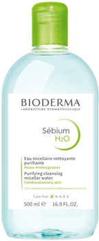 Міцелярний лосьйон Bioderma Sebium H2O 500 мл (3401575645851)