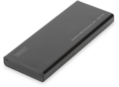 Obudowa zewnętrzna Digitus na SSD M.2 SATA USB 3.0 Czarna (DA-71111)