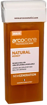 Воск для депиляции Arcocere New Generation Natural Honey Натуральный медовый 100 мл (8024908108257)