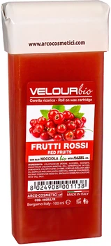 Воск для депиляции Arcocere Velour Bio Red Fruits Красная смородина 100 мл (8024908001138)