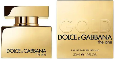 Woda perfumowana damska Dolce&Gabbana The One Gold Intense 30 ml (3423222015800)