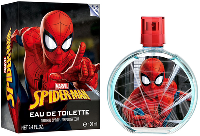 Woda toaletowa dla dzieci Air-Val Spiderman 100 ml (0663350055481)