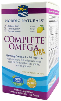 Nordic Naturals Complete Omega Xtra 60 kapsułek (768990018015)