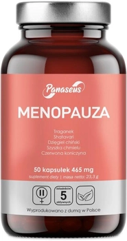 Харчова добавка Panaseus Menopause 50 капсул для жінок (5904194061487)