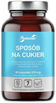 Suplement diety Panaseus Sugar Remedy - 50 kapsułek (5904365788502)