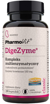 Pharmovit Digezyme 150mg 60 kapsułek (5902811235358)