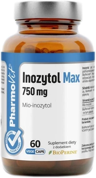 Харчова добавка Pharmovit Інозитол Макс Міо-Інозитол 60 капсул Vege (5904703900108)