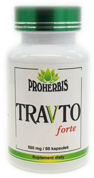 Proherbis Travto Forte 500mg 60 kapsułek Trawienie (5902687153091)