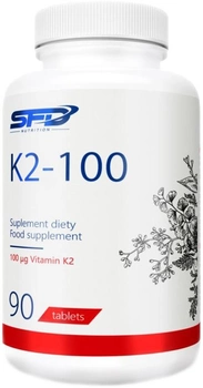 Харчова добавка SFD Вітамін K2 100 Форте 90 таблеток (5902837732435)