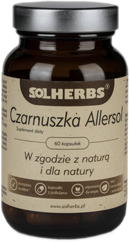 Suplement diety Solherbs Czarnuszka Allersol 60 kapsułek (5908224731036)