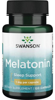 Swanson Melatonina 1mg 120 kapsułek (87614015422)