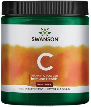 Харчова добавка Swanson Вітамін C 100% Pure 454G для імунітету (87614111308)