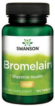 Swanson Bromelina 10 0mg 100 tabletek (87614117409)