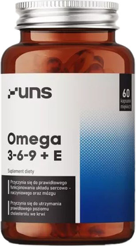 UNS Omega 3-6-9 + E 60 kapsułek (5904238960158)