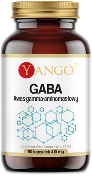 Yango Gaba Kwas Gamma-Aminomasłowy 410mg 90 kapsułek (5905279845367)