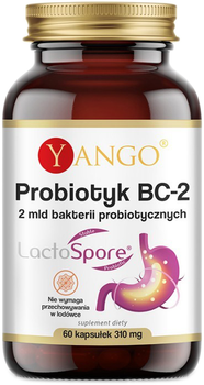 Yango Probiotyk BC-2 60 kapsułek Trawienie (5907483417248)