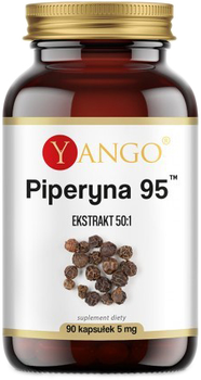 Екстракт піперину Yango 50:1 90 капсул Травлення (5907483417125)