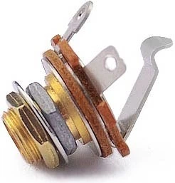 Разъем под 1/4" Jack для электрогитары PAXPHIL JC12 1/4 OUTPUT JACK (GOLD)