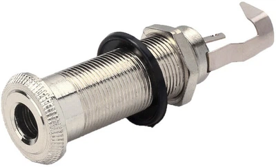 Модульний роз'єм під 1/4"Jack для гітари PAXPHIL LJ20 CR CYLINDER FLUSH MOUNT JACK (Chrome)