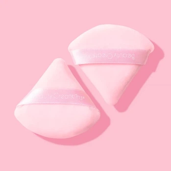 Набор из 2 пуховок для пудры Beauty Creations Puff Puff Pink Set