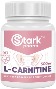 Жироспалювач Stark Pharm L-Carnitine 500 мг 60 таблеток