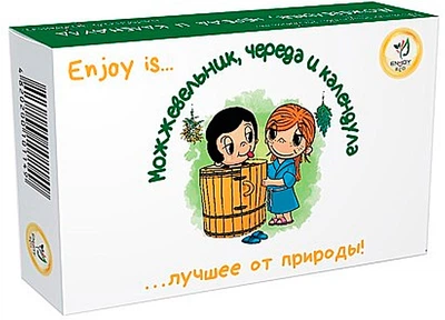 Натуральне мило "Ялівець, низка, календула" Enjoy & Joy Eco 50g (836147-759523-2)
