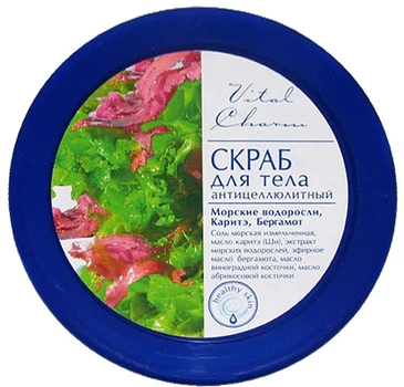 Антицеллюлитный скраб для тела "Морские водоросли" Vital Charm 250g (657046-1128290-2)