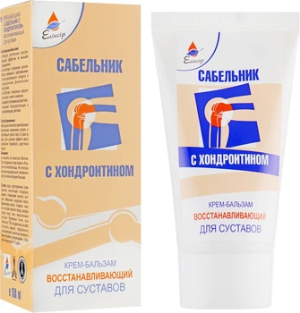 Крем-бальзам "Сабельник" с хондроитином восстанавливающий - Эликсир 150ml (75ml, 150ml) (932066-1185903-2)