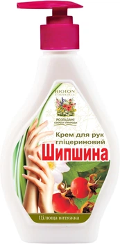 Крем для рук гліцериновий "Шипшина" Bioton Cosmetics Розгадані секрети природи 350ml (811812-1000562-2)