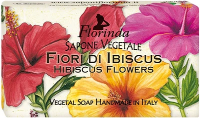 Мыло натуральное "Цветы гибискуса" Florinda Hibiscus Flowers 50g (50g, 100g) (721419-1277988-2)
