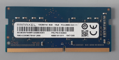 Модуль памяти SODIMM DDR4 8Gb PC4-21300 2666 БУ