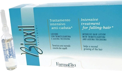 Лосьйон в ампулах Farmavita Bioxil проти випадіння волосся 8 мл x 12 шт (8022033000606)