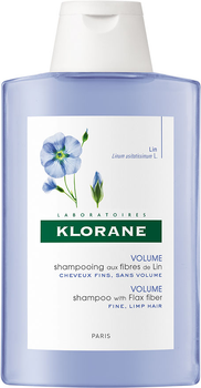 Klorane Szampon lniany do włosów cienkich, osłabionych 200 ml (3282770000085)