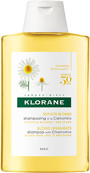 Klorane szampon z ekstraktem z rumianku do włosów jasnych 200 ml (3282770149272)