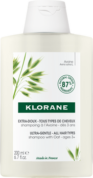 Ultradelikatny szampon Klorane Oats 200 ml (3282770145366)