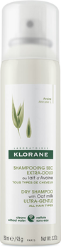 Suchy szampon Klorane Oats do wszystkich rodzajów włosów 150 ml (3282770200898)