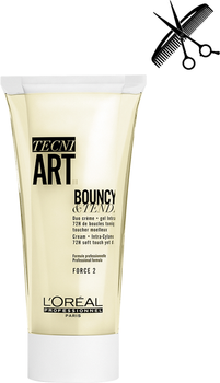 Profesjonalny krem L'Oreal Professionnel Tecni.Art Dual Stylers Bouncy&Tender do trwałego podkreślenia loków z efektem antystatycznym 150 ml (0000030157729)