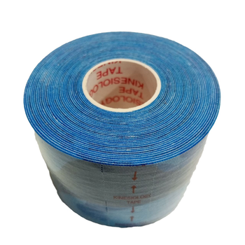 Кінезіо тейп у рулоні 5 см х 5м 73472 (Kinesio tape) еластичний пластир, синій