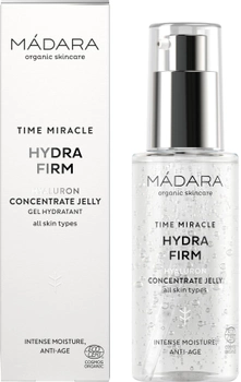 Nawilżający żel hialuronowy do twarzy Madara Cosmetics Hydra Firm Hyaluron Concentrate Jelly zachowuje młodość skóry 75 ml (4752223001000)