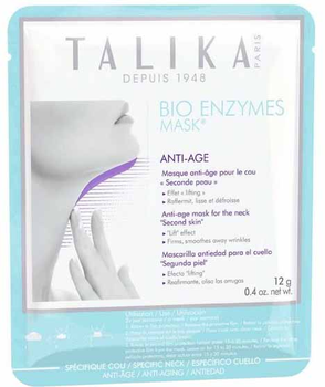 Talika Bio Enzymes Maska przeciwzmarszczkowa na szyję 12 g (3139438550393)