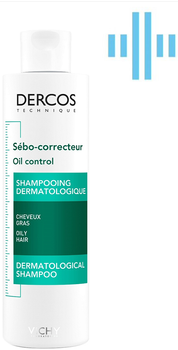 Vichy odżywczy szampon sebo-regulujący do włosów przetłuszczających się 200 ml (3337871311346)