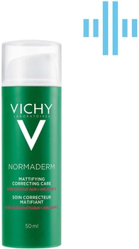 Produkt matujący o kompleksowym działaniu Vichy Normaderm do korygowania problematycznej skóry twarzy 50 ml (3337875414111)