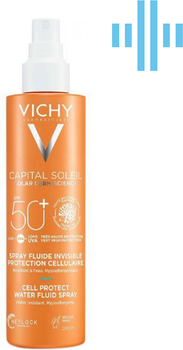Сонцезахисний водостійкий спрей-флюїд Vichy Capital Soleil для тіла SPF50+ 200 мл (3337875810869)