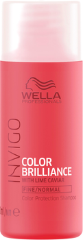 Wella Professionals Invigo Brilliance Fine Cond Szampon do rozjaśniania włosów farbowanych normalnych i cienkich z kawiorem z limonki 50 ml (8005610634104)